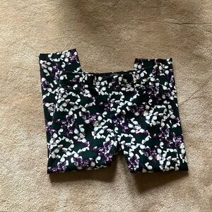Banana Republic floral cropped pants